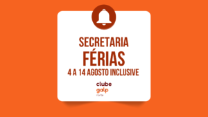Encerramento da Secretaria | 4 a 14 de Agosto